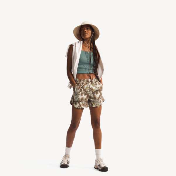 Шорты TNF W Class V Pathfinder Pull-On Short (Женский; S; GravelCactus CamoPrint)